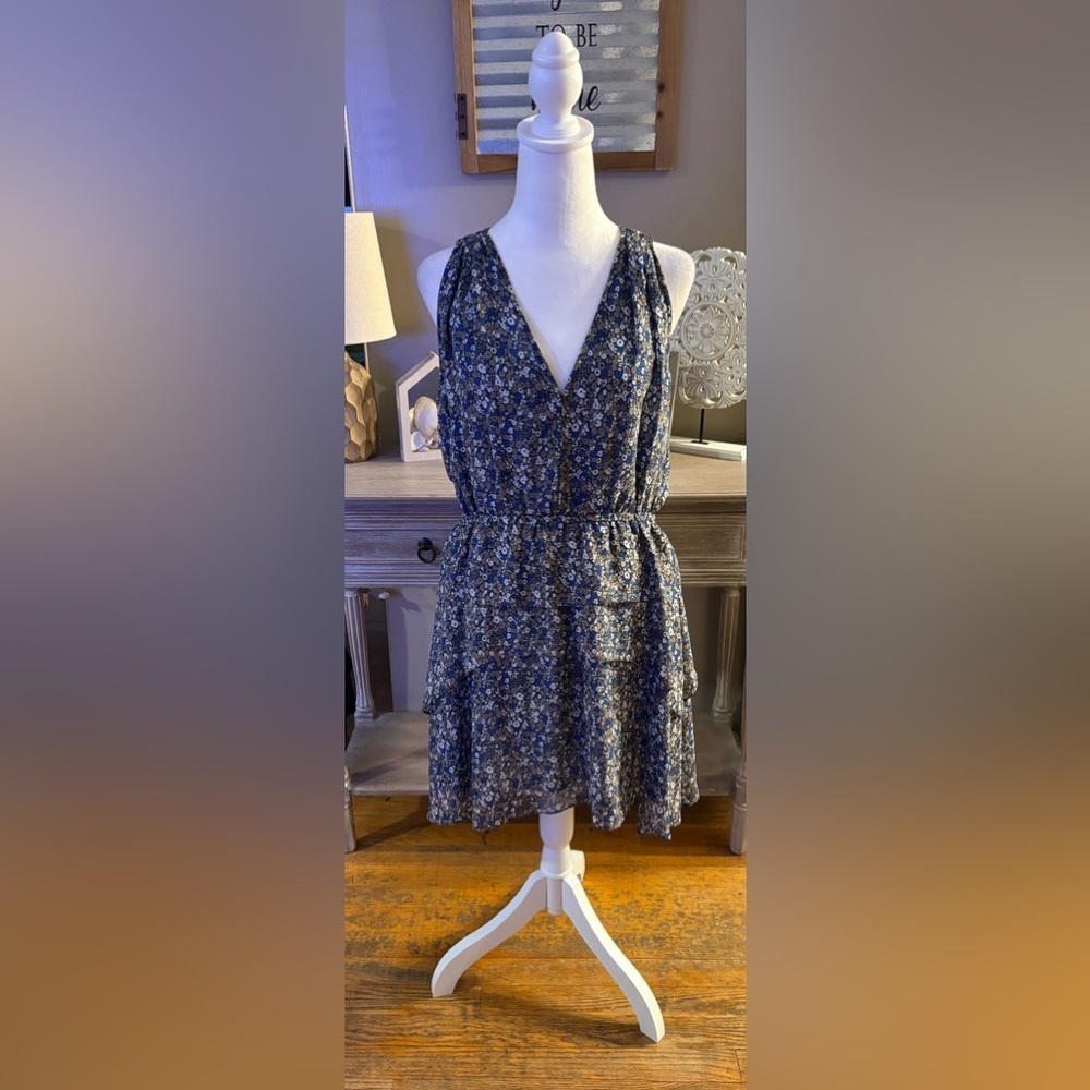 Derek Lam 10 Crosby Silk Tiered Dress